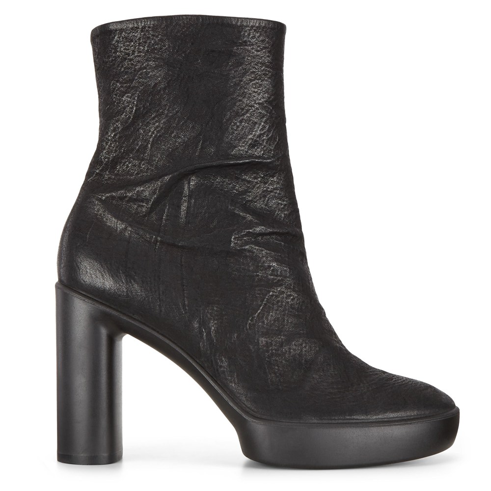 Botas Mujer - ECCO Shape Sculpted Motion 75 Mid-Cut - Negros - GXR862745